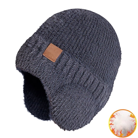 Clearance! Hassda Snow Hats Winter Warm Hat Children's Knitted Hat Cold Proof Ear Cover Head Cap Beanie with Ears