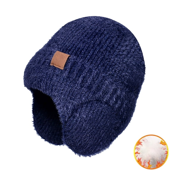 Clearance! Hassda Snow Hats Winter Warm Hat Children's Knitted Hat Cold Proof Ear Cover Head Cap Beanie with Ears