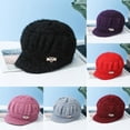 thumbnail image 1 of Clearance! Hassda Women Winter Warm Knit Hat Snow Ski Caps with Visor Clearance Sale, 1 of 4