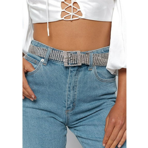 Clearance! Hassda Women's Belt Waist Chain Full Diamond Rhinestone Crystal Belt Luxury Waist Belt Clearance Sale