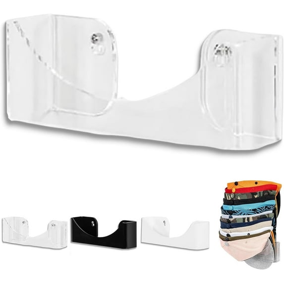 Clearance Hat Racks for Baseball Caps, Dome Hat Rack, Hat Dock,2025 New Wall-Mounted Cap Organizer, Vertical Dome Hat Storage, Holds Up to 20 Caps, Space-Saving Display for Bedroom and Closet
