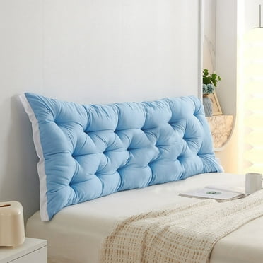 Clearance! Headboard Pillow Upholstered Wall Mounted Headboard Dorm Bed Large Bolster Headboard Positioning Support Reading Pillow Cushion 20"x47" A
