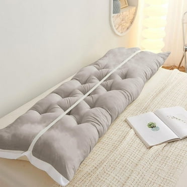 Clearance! Headboard Pillow Upholstered Wall Mounted Headboard Dorm Bed Large Bolster Headboard Positioning Support Reading Pillow Cushion 20"x47" C