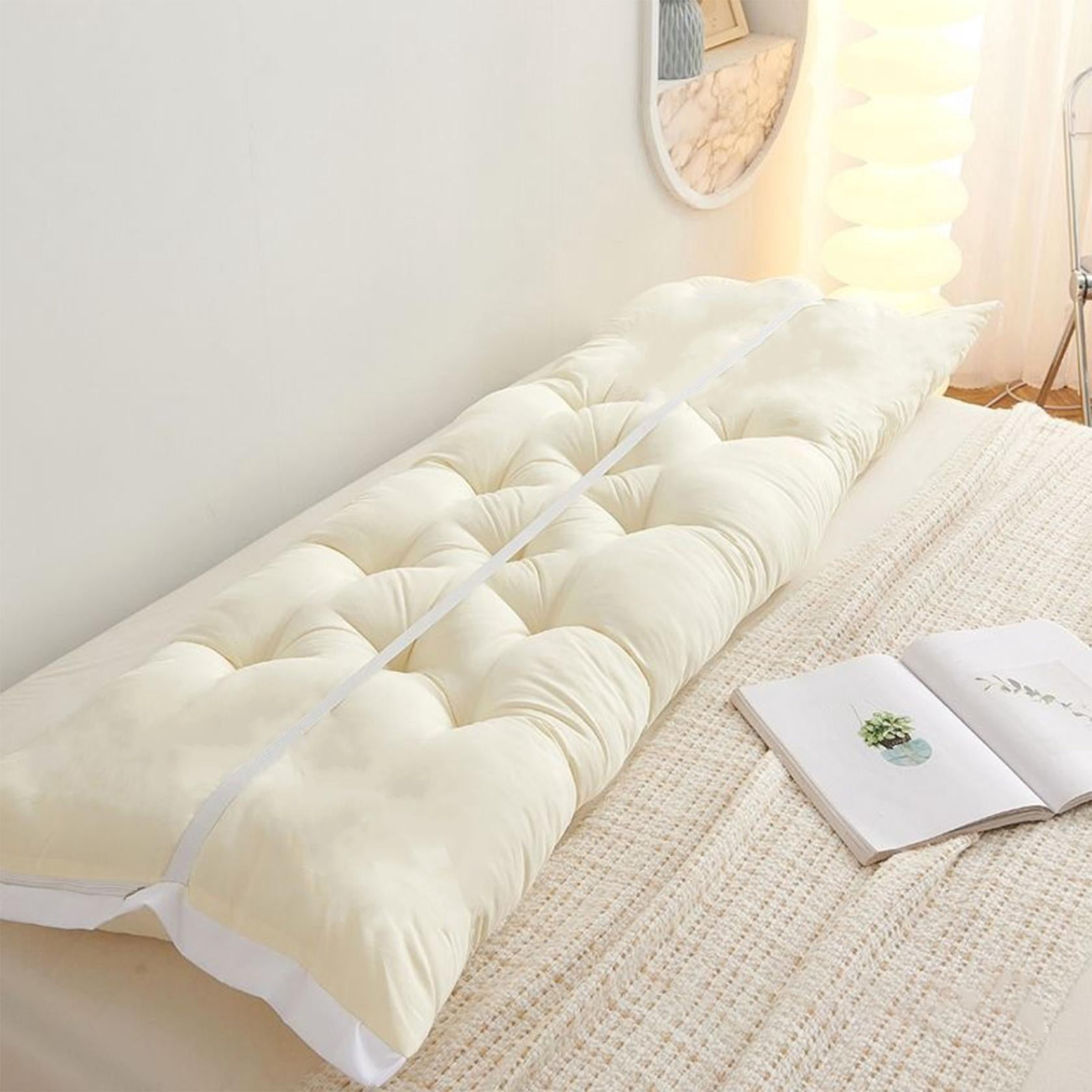 Clearance! Headboard Pillow Upholstered Wall Mounted Headboard Dorm Bed Large Bolster Headboard Positioning Support Reading Pillow Cushion 20"x47" G