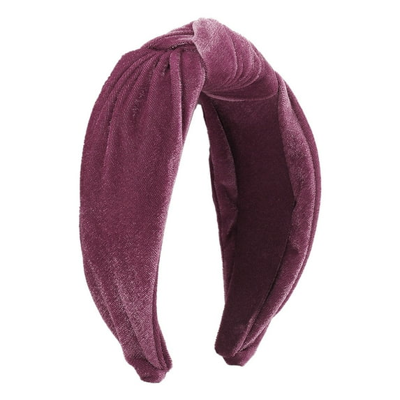 Clearance Heardband Fashion Headbands for Women Girls Headbands Vintage Velvet Headband Wide Top Knot Hair Hoops for Casual Wedding