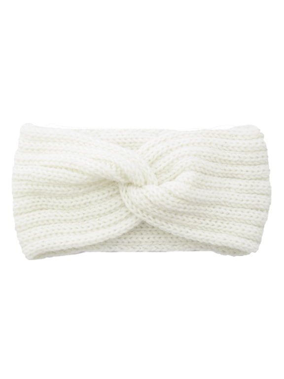 Clearance Heardband Soft Stretch Ear Warmer Headband Women Winter Cable Knit Headbands Hairbands