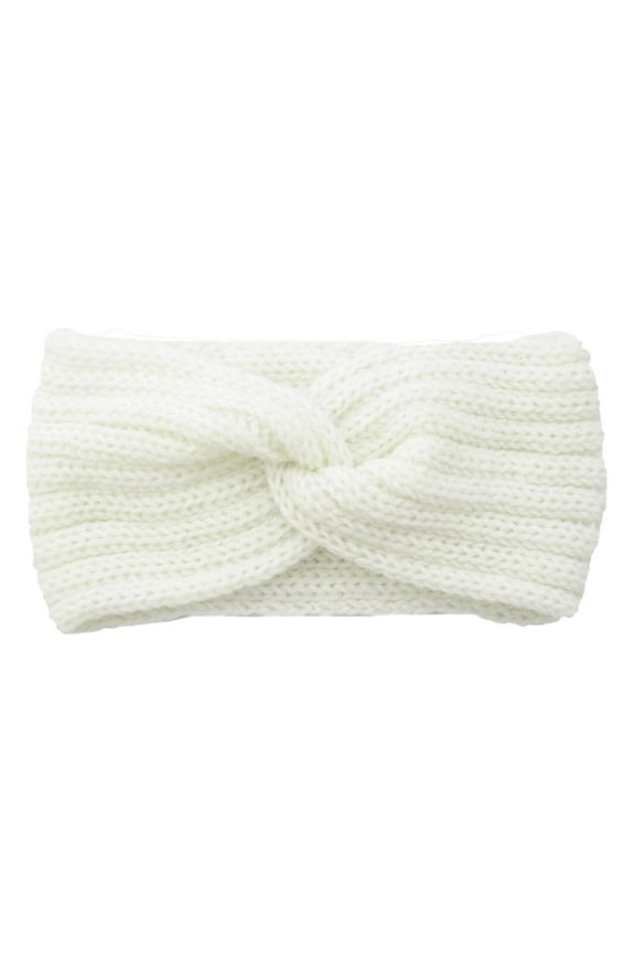 Clearance Heardband Soft Stretch Ear Warmer Headband Women Winter Cable Knit Headbands Hairbands