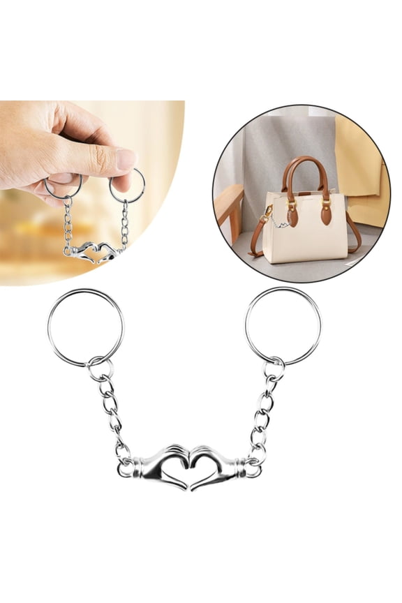 Clearance! Heart Keychain Set Couples Heart Matching Keychain Couples Key Holder Gifts Valentine Gifts 2 Key Chains