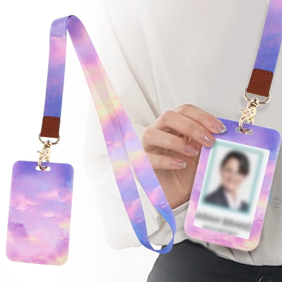 Clearance Heart Shaped Cell Phone Lanyard With Sliding Card Holder Adjustable Braided Strap For O Ffice ID Cards PVC Leather