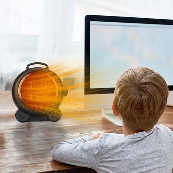 Heaters for Indoor Use,300W Electric Heater with Fast 3-Second Heat Up and Dual Mode, Portable Tower Heater for All Seasons