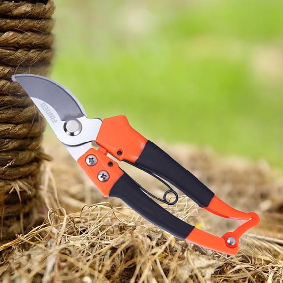 Clearance! Heavy Duty Garden Bypass Pruning Shear Tree Trimmers Secateur Hand Pruner Stainless Steel Blades for Home Patio Decor Gift