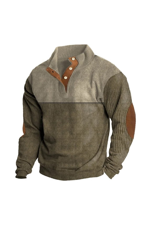 Clothing Henley T Shirts for Men Long Sleeve Button Henley T-Shirts Fashion Casual Button Solid Color T Shirt Top Casual Basic Tops