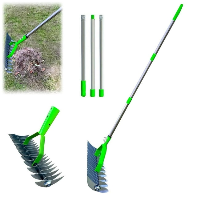 Clearance! Hewann Garden Weeders Trim Tool Thatch Rake Stainless Steel ...