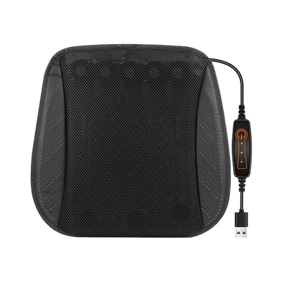 Hewann Seat Cushion Ventilated Seat Cushion with USB Port - Breathable Air Flow Pad for Car Seats, Home & Office - Keeps You Cool in Summer - for Long Drives and Work Sessions