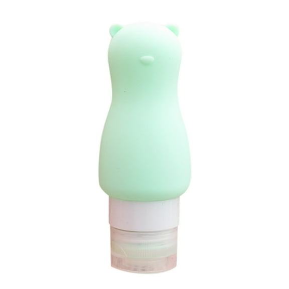 Hewann Silicone Travel Bottles Multicolor Silicone Travel Filling Bottle Set - Cute Bear & Rabbit Design, 90ML Leak-Proof Containers for Lotions & Liquid Toiletries - for Travel & Gifting
