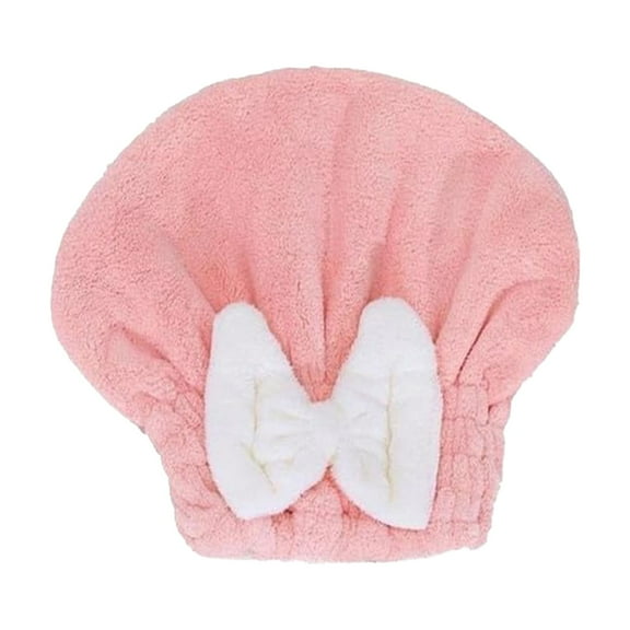 Hewann Super Absorbent Towel Super Absorbent Hair Towel Wrap for Wet Hair - Soft Microfiber Quick Drying Cap with Bow Knot for Women - Reduces Drying Time & Frizz - for All Hair Types
