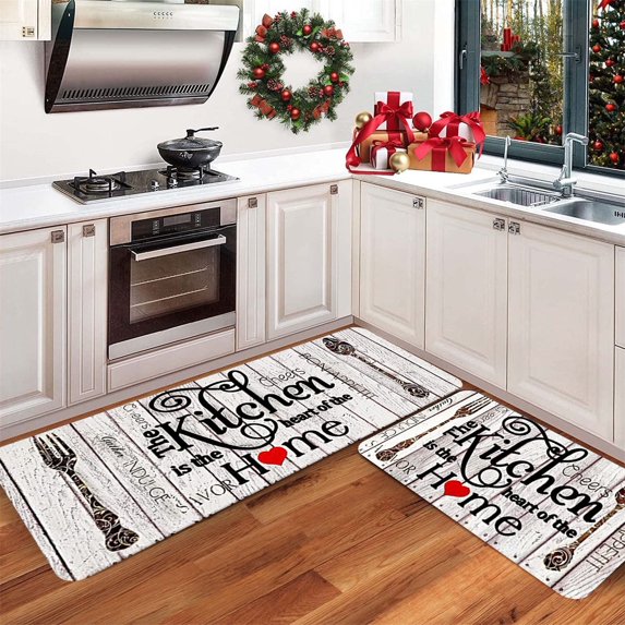 Clearance! Hewann rug Rugs Kitchen Carpet (2 Pieces) S Kitchen Carpet Washable Cushion Comfortable Kitchen Carpet Set