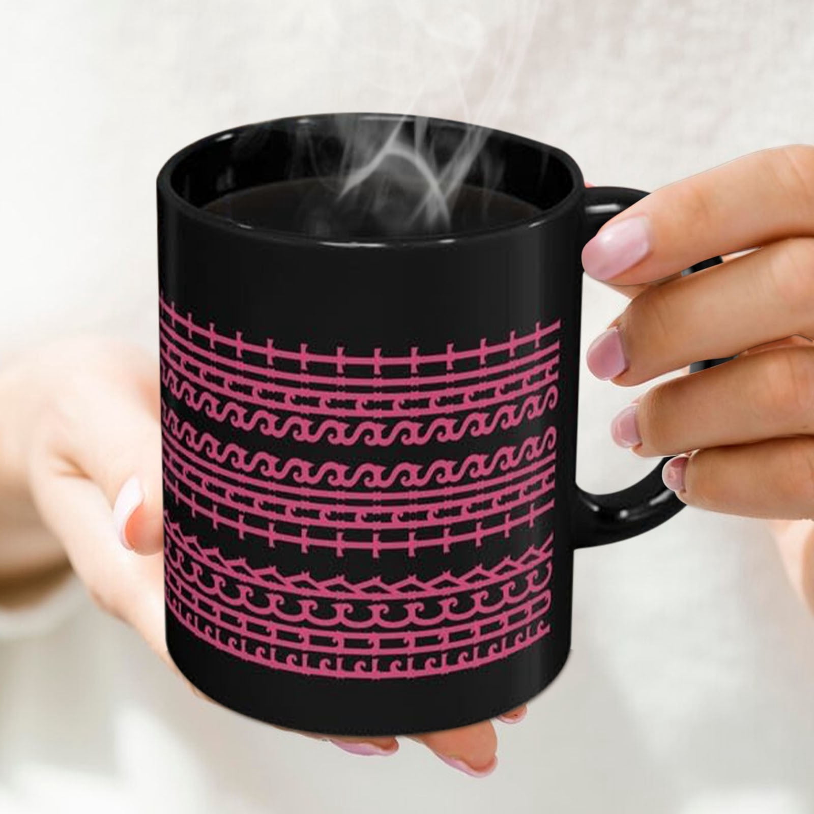 Hidden Message Coffee Mug - 11oz Funny Novelty Mug With Reveal Design, Green