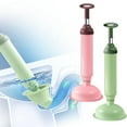 thumbnail image 1 of High Pressure Toilet Unblock One Shot 2024 Upgrade Household High Pressure Toilet Unblocker One Shot Toilet Pipe Plunger Toilet Plunger Kit High Pressure Air Drain Clog Remover Pl, 1 of 9