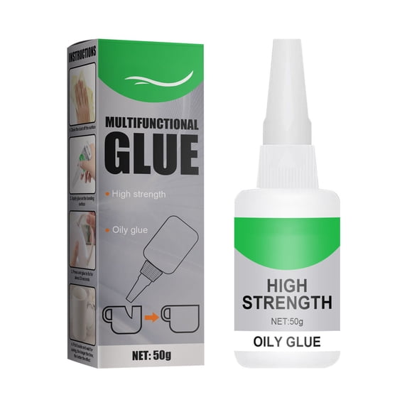 Clearance High-Strength Oily Multifunctional Glue, Instant Bonding, 30g/50g, for Metal, Leather, Ceramic & Plastic Repairs