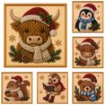 Clearance! Highland Cow Diamonds Painting Kit with Frame 8‘’, Easy to ...