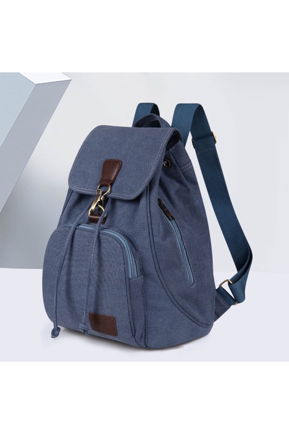 Hiking Back Pack Vintage Canvas Backpack Outdoor Travel Hiking Rucksack School Bookbags