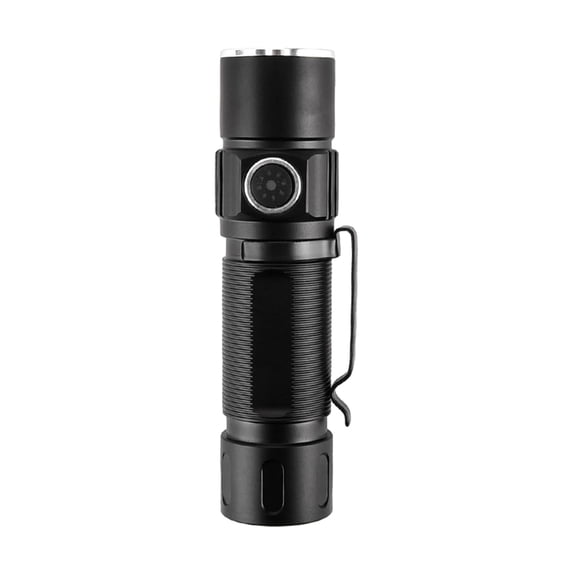 Hvmvliv Hiking Flashlight LED Flashlights High Lumens Super Bright Flashlight Rechargeable with 5 Modes Flashlights for Emergency Outdoor Home Camping Hiking Black