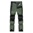thumbnail image 1 of Clearance Hiking Pants Men,Men's Hiking Pants with Belt Outdoor Quick-Dry Lightweight Waterproof Fishing Mountain Pants 5 Zipper Pockets, 1 of 3