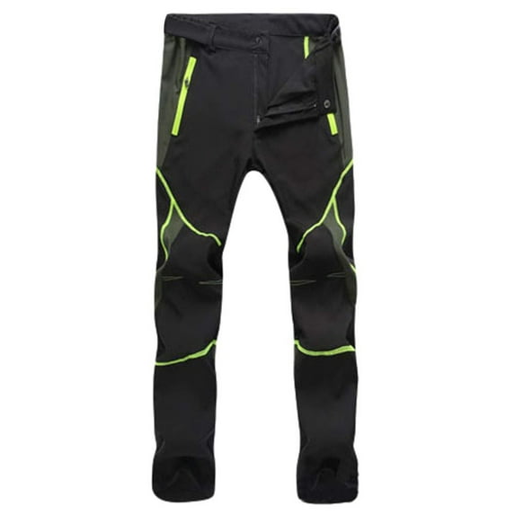Clearance Hiking Pants Men,Men's Snow Ski Outdoor Waterproof Windproof Fleece Cargo Hiking Pants,Snow Pants Men Ski Waterproof Hiking Insulated