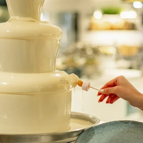 Hilingoto Clearance Mini Chocolate Fountain Machine, Milk Machineilk Fondue 3 Tiers Sauceheese Fountainuice Christmas Clearance