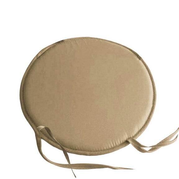 Clearance Item! Polyester Seat Cushion, Hilingoto Round Cushion Dining Chair Cushion, 1*Dining Chair Mat