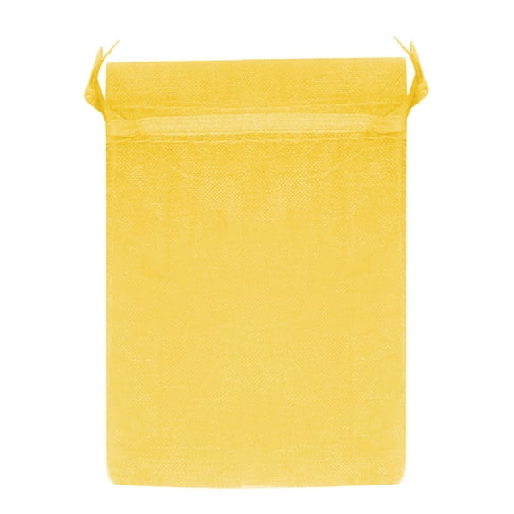 Clearance! Hilingoto Food Storage, Gift Gauze Bag 9X12cm 30Pcs Yellow, 30 Pieces Drawstring Organza Jewelry Candy Bags Party Wedding Gift Bags Christmas Day Decoration Mesh Bags 4.7X2.8X0.8Inch