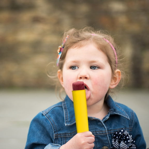 Clearance! Hilingoto Food Storage, Silicone Popsicle Mold A, Silicone Popsicle Molds for Kids Reusable Ice Popsicle Maker 6.3X5.5X1.6Inch Christmas Sale