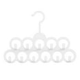 thumbnail image 1 of Clearance! Hilingoto Rack, Creative Clothes Hanger Multifunctional Socks Rack White, Multifunctional Hangers Creative Nonslip Hangers Saving Space Household Wardrobe Storage Hangers 11.8X8.7X2Inch, 1 of 3
