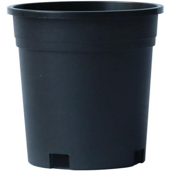 Clearance! Hmlai Black Gallon Pot Plastic Flower Pot Green Plant Pot 22Cm Diameter, Horticultural Water Basin (Include Flower Pot*1) Flower Pots Clearance Sale