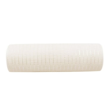 Clearance! Hmlai Wired Ribbon Poly Mesh Ribbon with Metallic Foil Each Roll for Wreaths Swags Bows Wrapping and Decorating