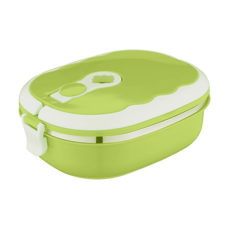 Microwave Safe Two Compartment Lunch Box Set for Office 900 ml