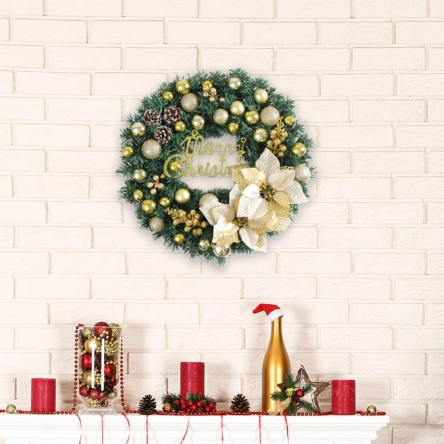 Clearance! Home Brand Christmas Wreath 20" Christmas Front Door Wreath