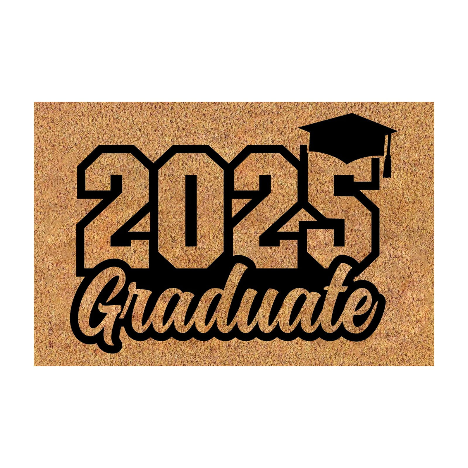 Clearance! Home Decor 2025 Graduation Season Theme Doormat for Present ...