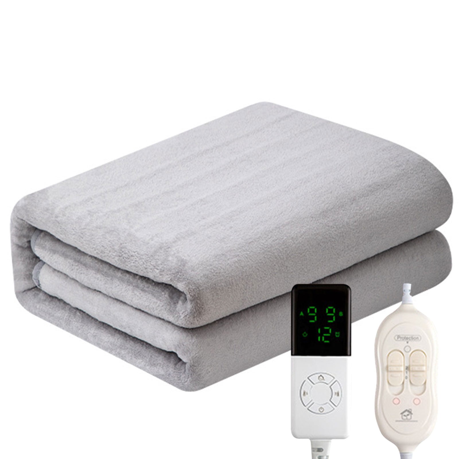 Clearance Home Decor! Blecry Heated Blanket Gray D (Qty Electric