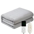 Clearance Home Decor! Blecry Heated Blanket Gray D (Qty Electric