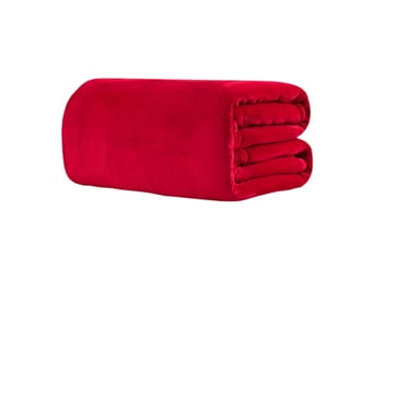 Clearance Home Decor! Blecry Solid Color Blanket Flannel Small Blanket 70*100Cm Red (Qty: 1*Blanket) Blanket Throw Blanket, Heated Blanket, Blankets for Beds Clearance Sale