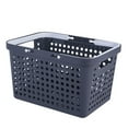 thumbnail image 1 of Clearance Home Decor! Hmlai Portable Storage Basket, Plastic Portable Storage Organizer Portable Shower Portable Storage with Handles Cleaning Caddy for Bathroom College Dorm Kitchen Bedroom Grey, 1 of 6