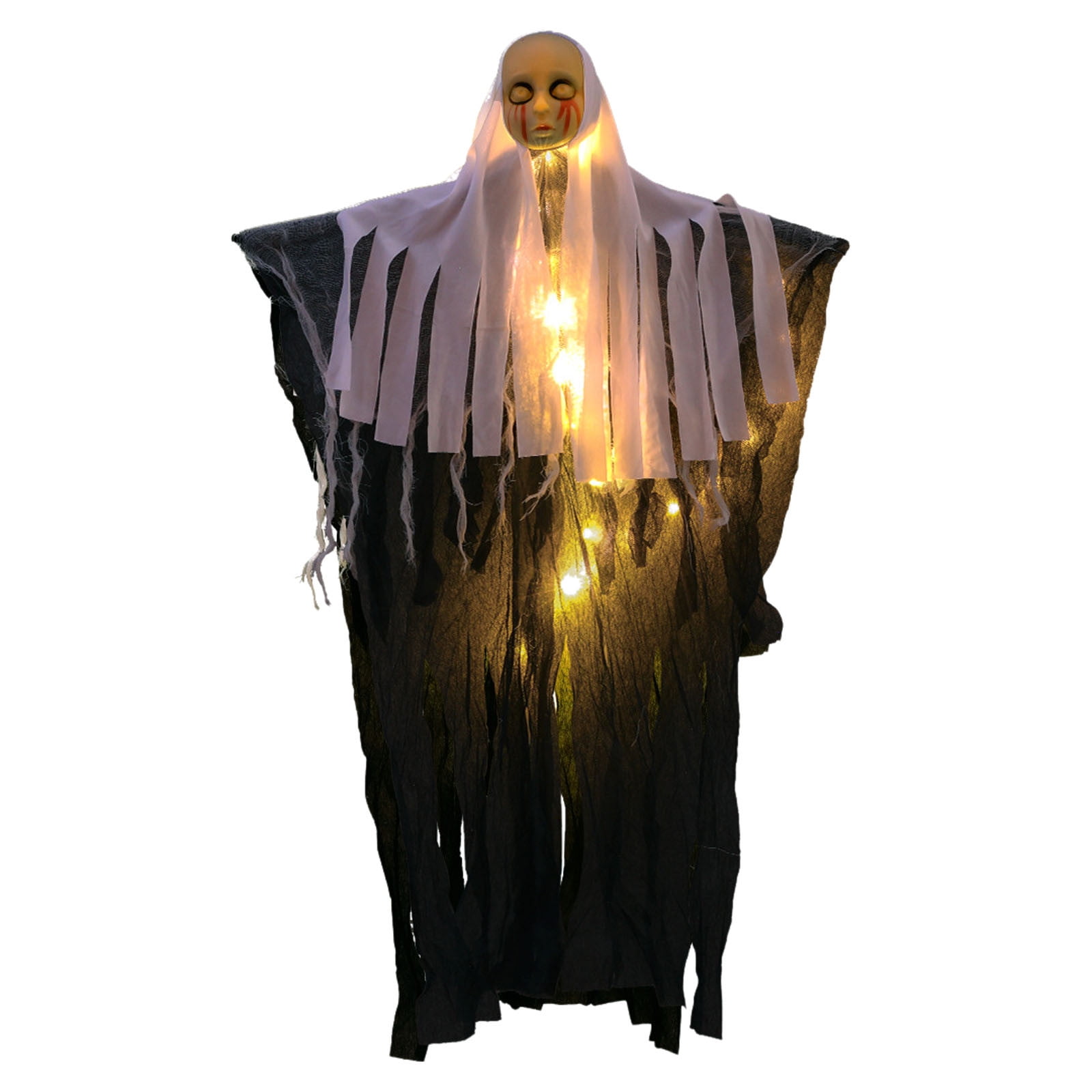 Clearance!Home Decor LED Color Light Pendant Hanging Halloween Skeleton