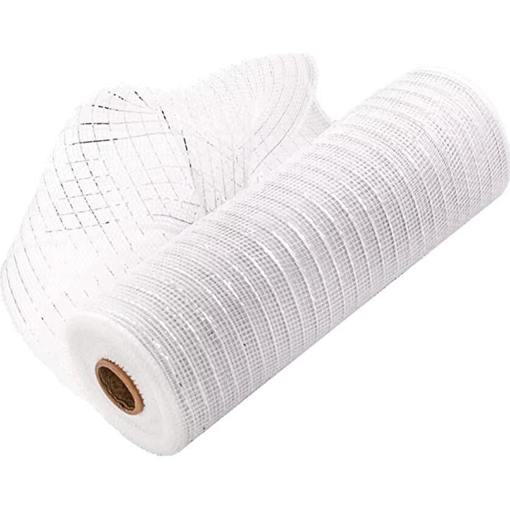 Clearance, Home Decor: 10x30ft Poly Mesh Ribbon with Foil for Wreaths ...