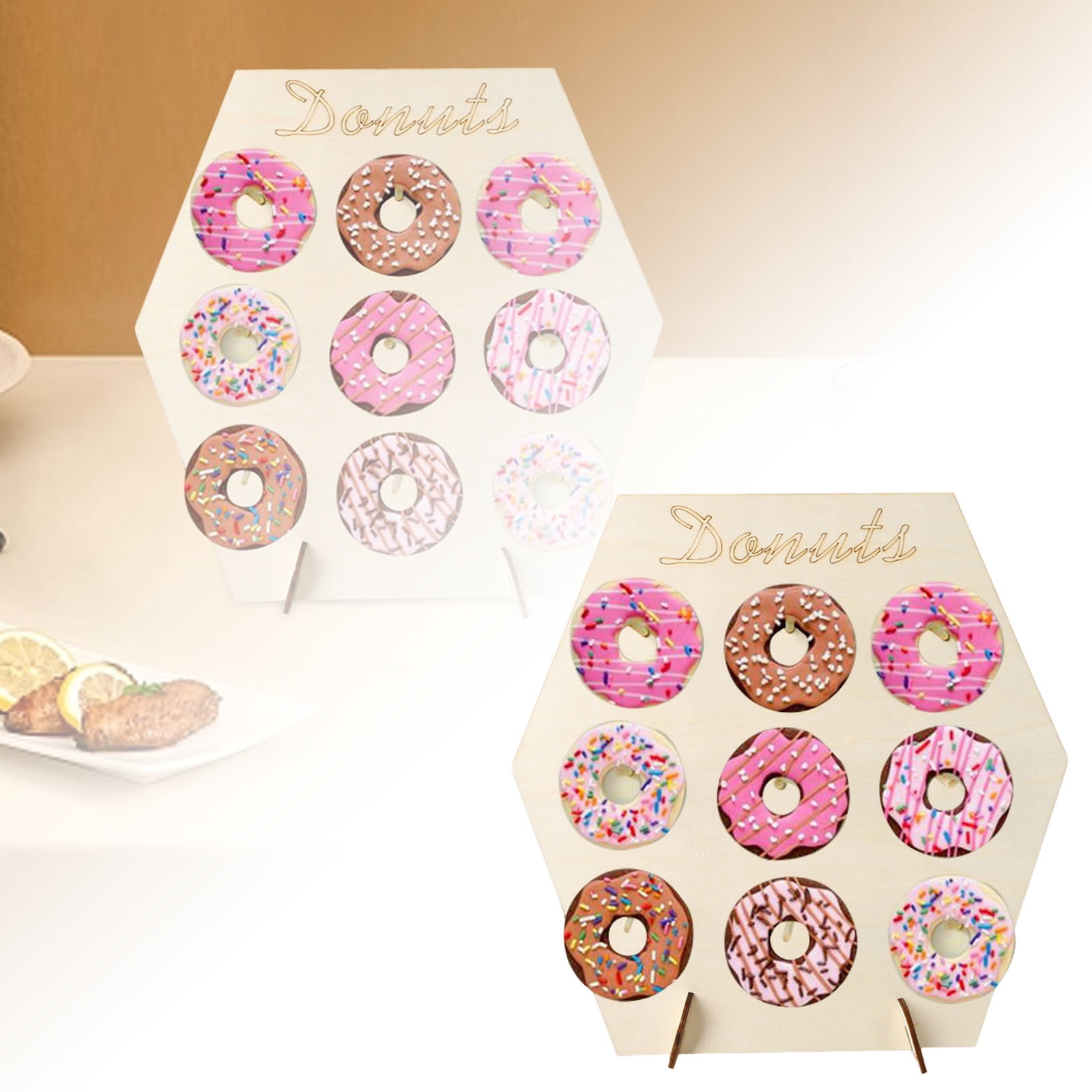 Clearance! Home Decor Wooden Wall Display Stand 9 Stand Board Display