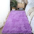 thumbnail image 1 of Clearance Home Sale Under 10$ Ultra Soft Modern Area Rugs Rug Home Room Plush Carpet Decor Floor Mat Purple Free Size-B, 1 of 2