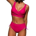 thumbnail image 1 of HomeGardon Bestselling Bikini,Swimsuits for Women Women Solid Backless Bikini Bandage Two-Pieces Swimwear Swimsuit Beachwear Set,S-XXL, 1 of 9