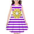thumbnail image 1 of HomeGardon Girls Dress,Dresses for Girl Fashion Girls Summer Sleeveless Round Neck Printed Dress,110-160, 1 of 3
