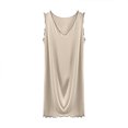 thumbnail image 1 of HomeGardon Nightgowns for Women,Women's Sleepwear,Women's Suspender Solid Color Loose and Comfortable Sleeveless Dress Nightdress,M-XXL, 1 of 3